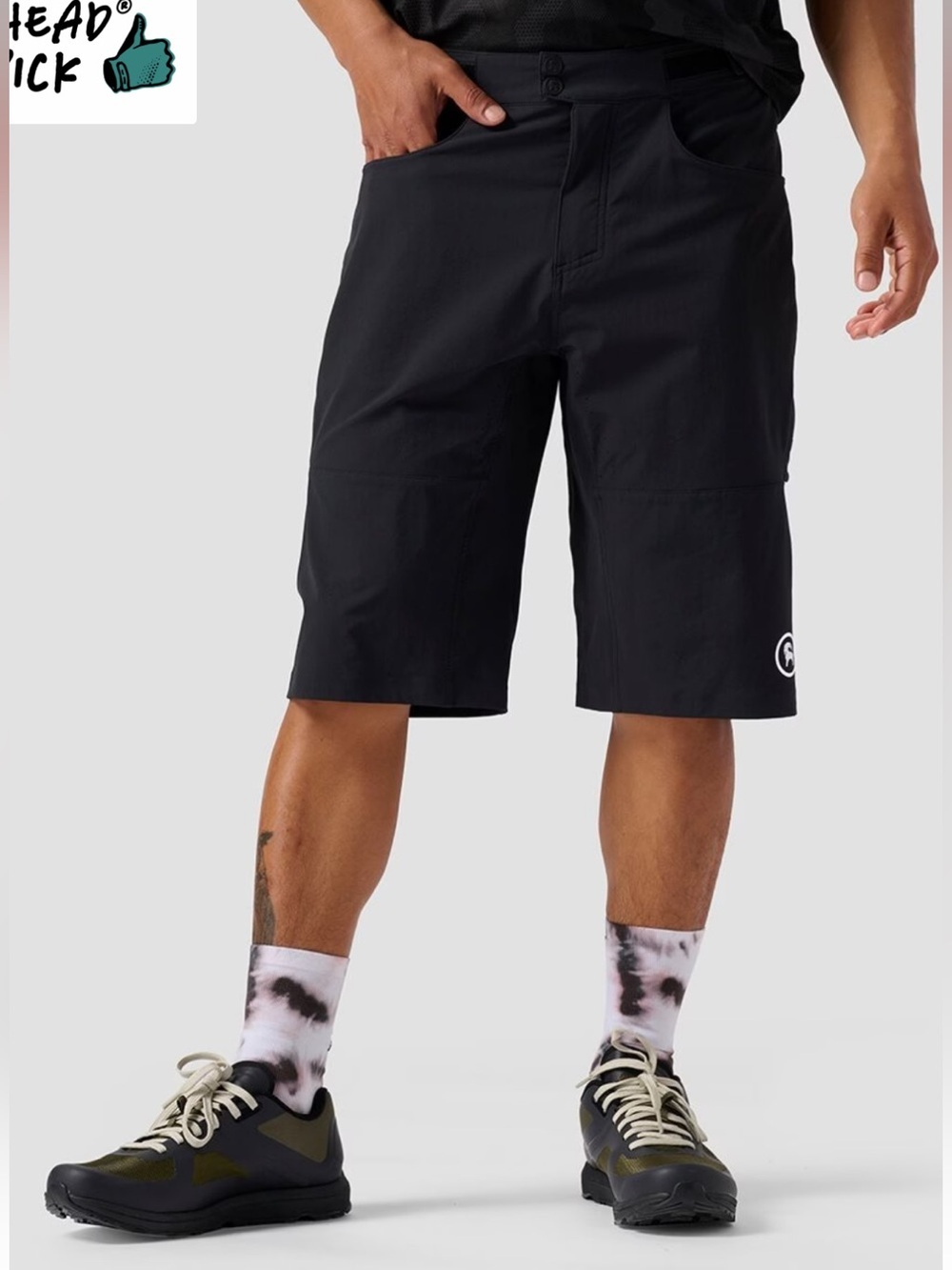 Bnwt! Backcountry Men's Black Empire Performance Bike Shorts Size S - Picture 1 of 14
